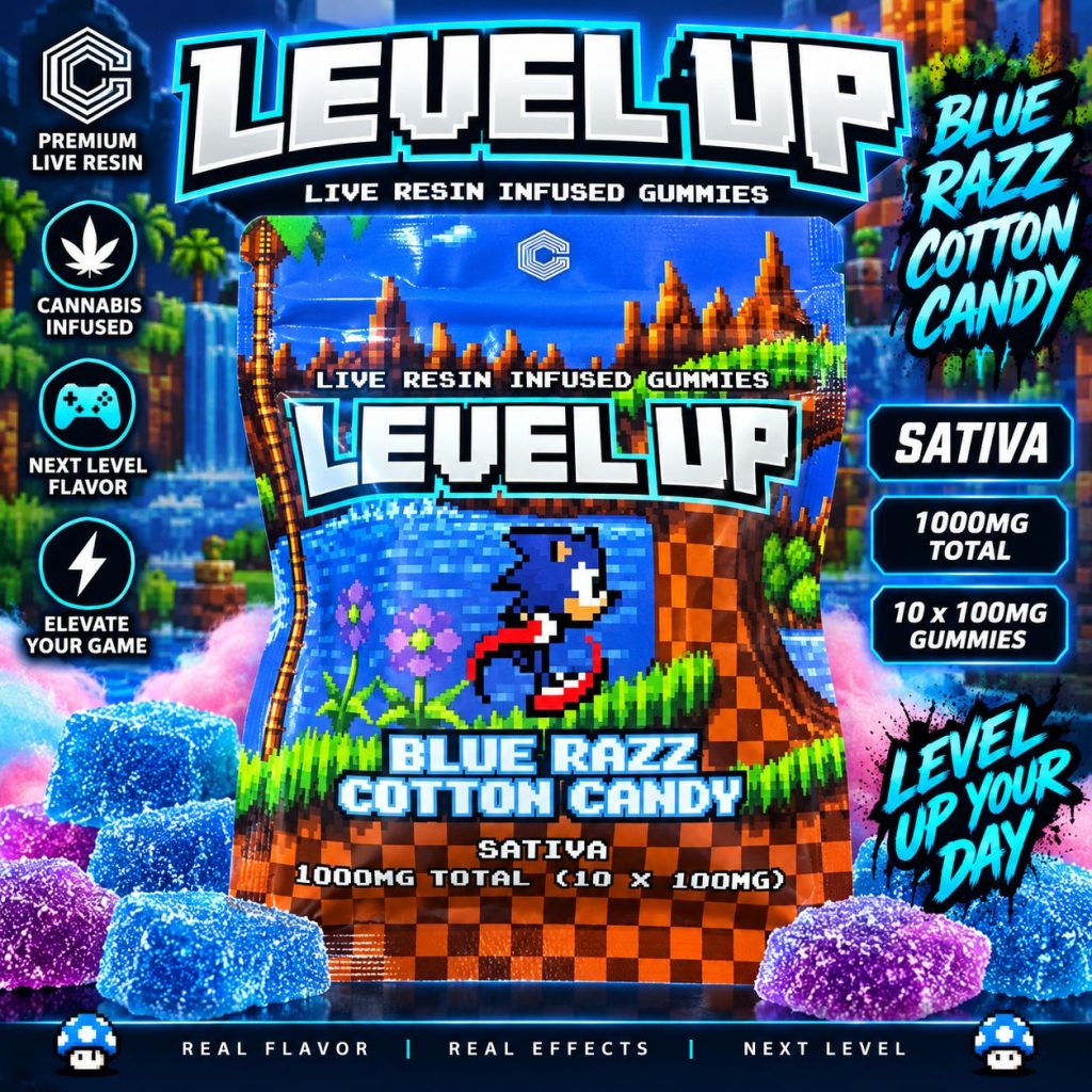 Clear Chronic Level Up 1000MG Gummies