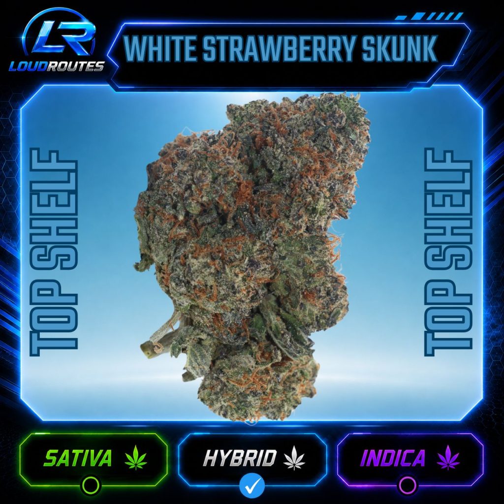 TOP SHELF WHITE STRAWBERRY SKUNK FLOWER